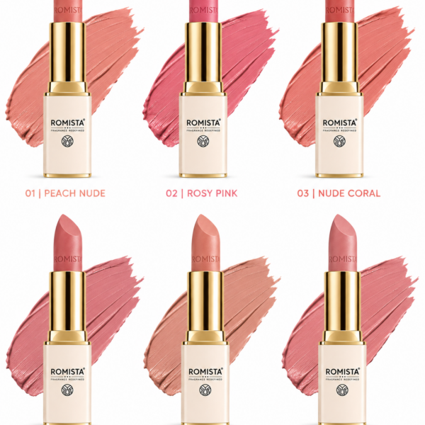 Enhance your look with a creamy, long-lasting lipstick that keeps your lips beautifully colored all day.