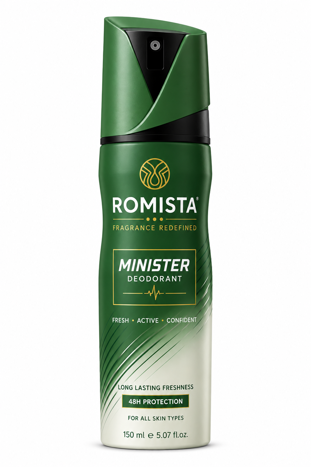 Stay fresh and confident all day with Minister Deo, offering long-lasting fragrance and effective odor protection.