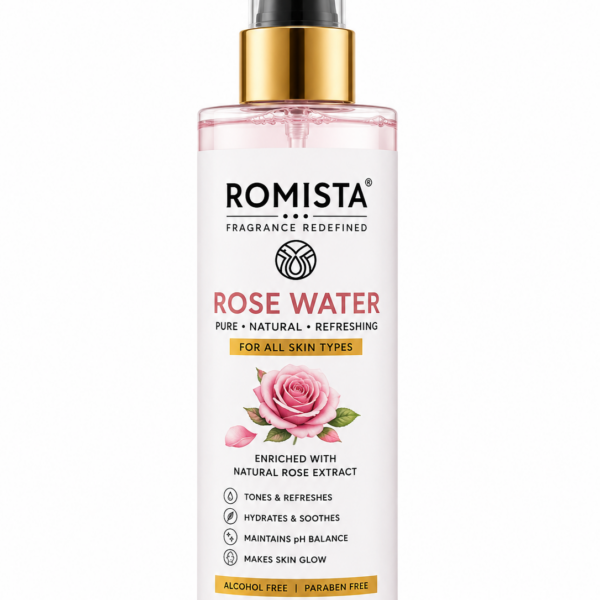 Keep your skin fresh, hydrated, and glowing with this soothing Rose Water suitable for all skin types.