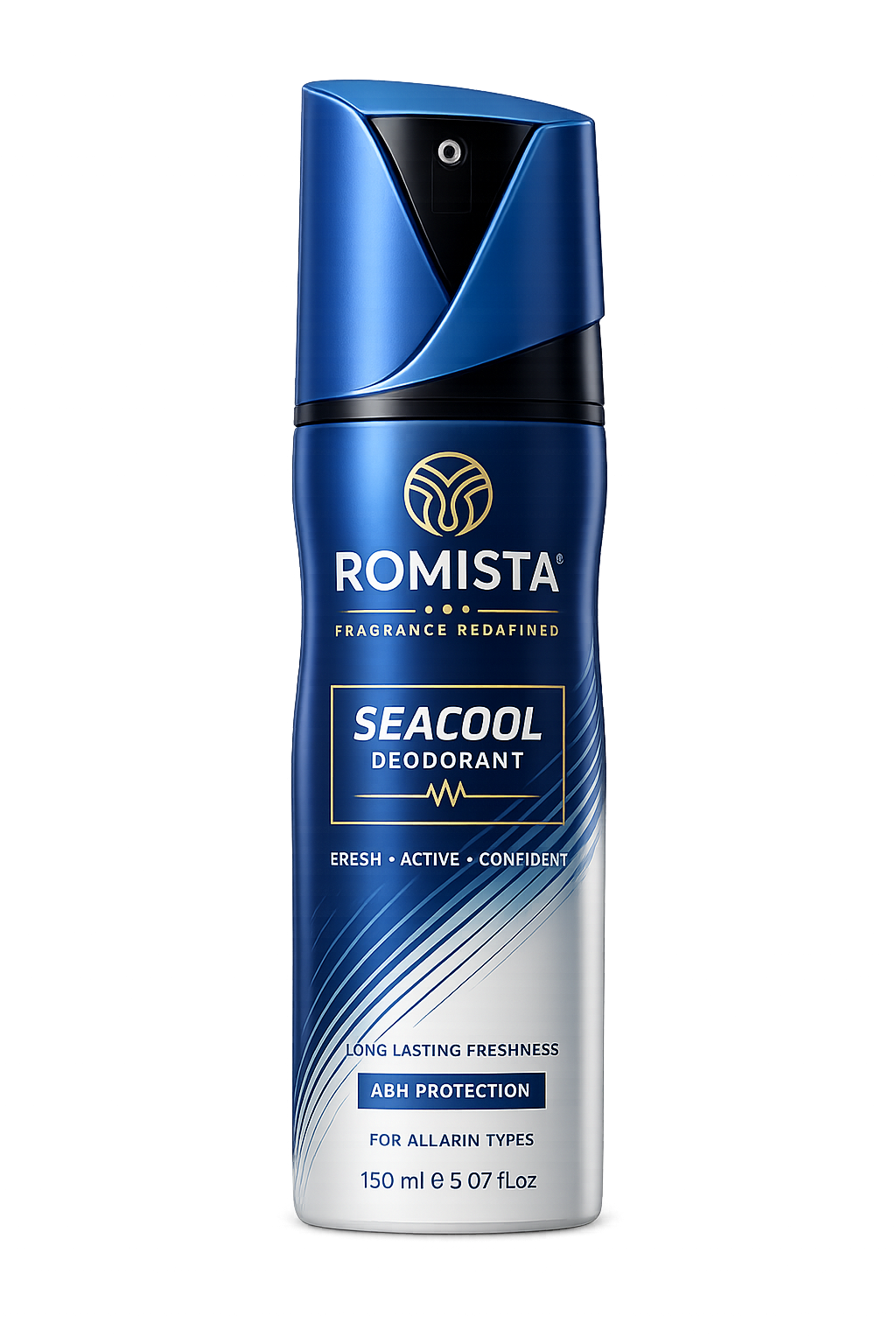 Experience ocean-inspired freshness with Seacool, delivering a crisp, long-lasting fragrance for all-day confidence.